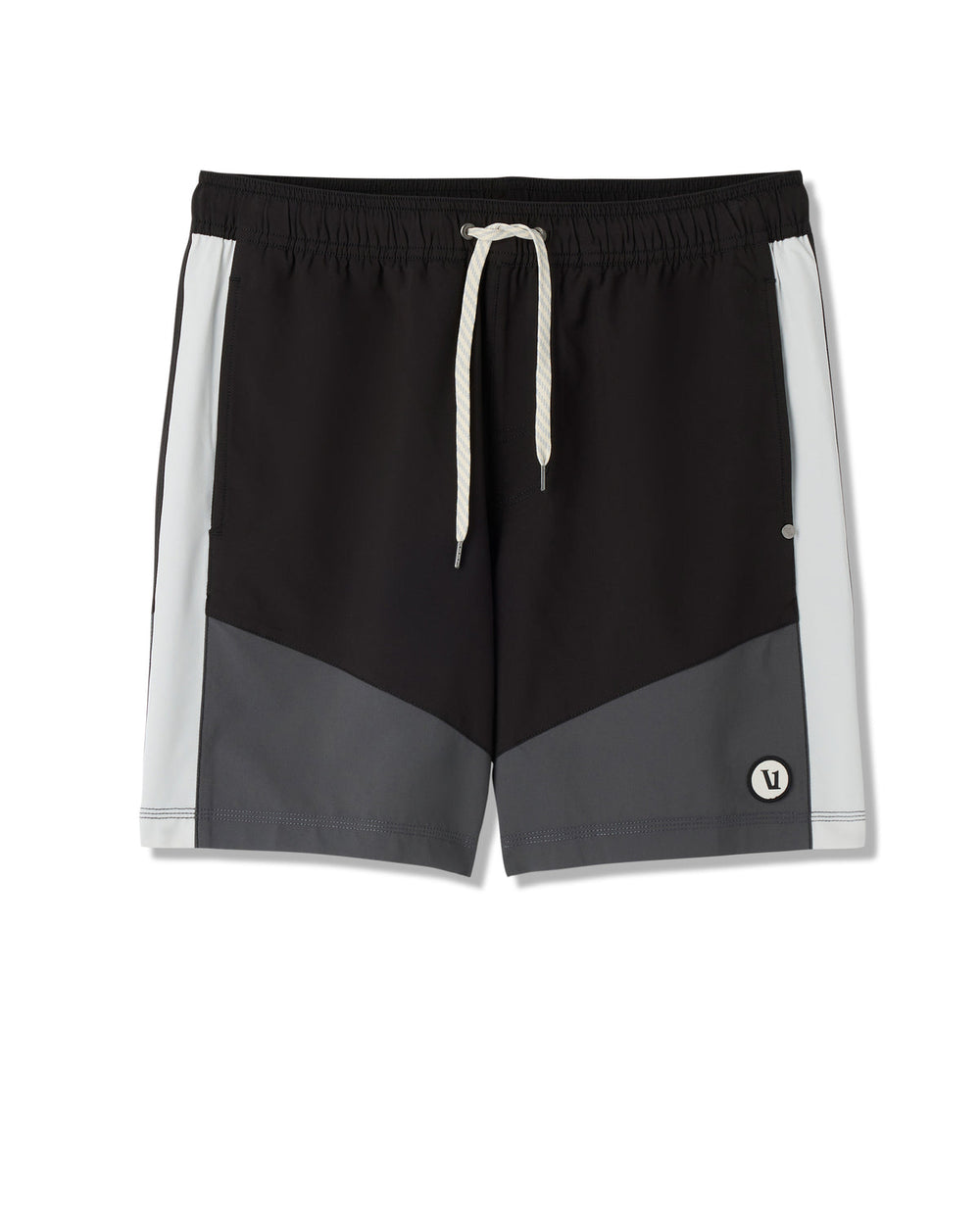 Vuori Kore Short X1 Lined Classic Fit 7" Black/Dark Pewter/Salt