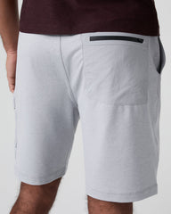 Vuori Sunday Performance Utility Short Classic Fit 8" Platinum Heather