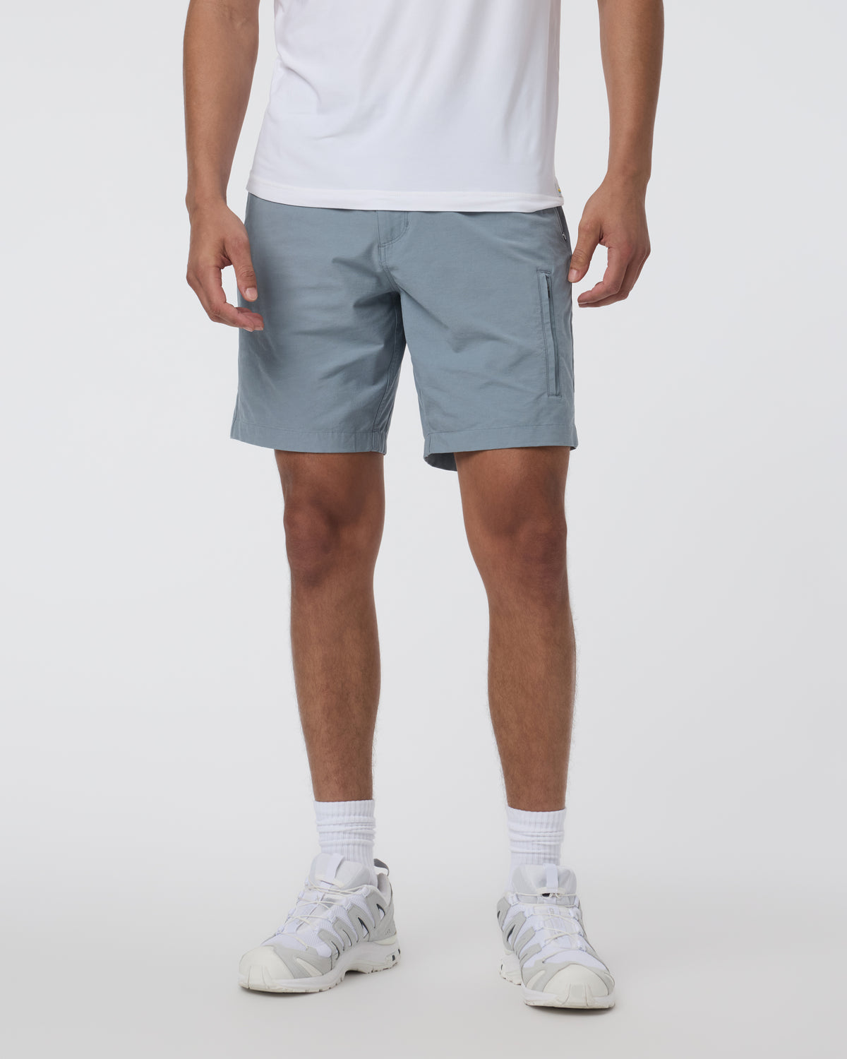 Vuori Barren Explorer Short Classic Fit 8" Dusty Blue