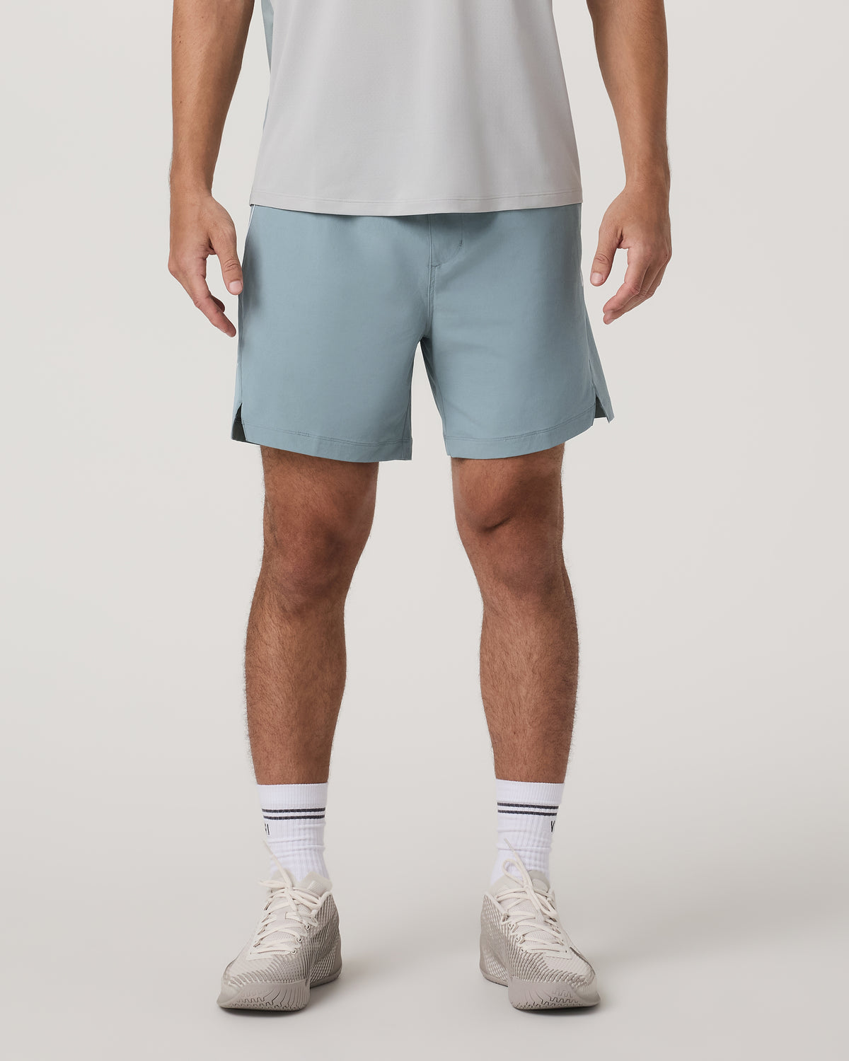 Vuori Crosscourt Short Unlined 7" Men's Mist Tennis Shorts