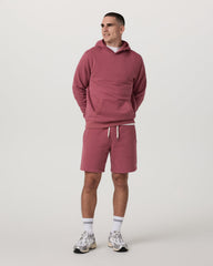 Vuori Seaside Short 8" Relaxed Men's Berry Lounge Shorts