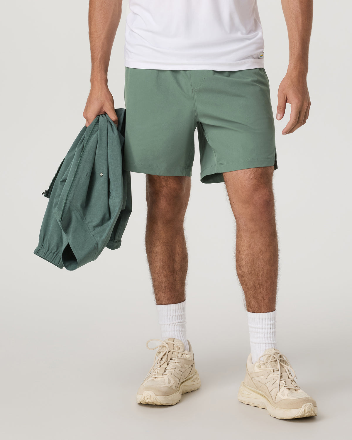 Vuori Crosscourt Short Unlined 7" Men's Marsh Tennis Shorts