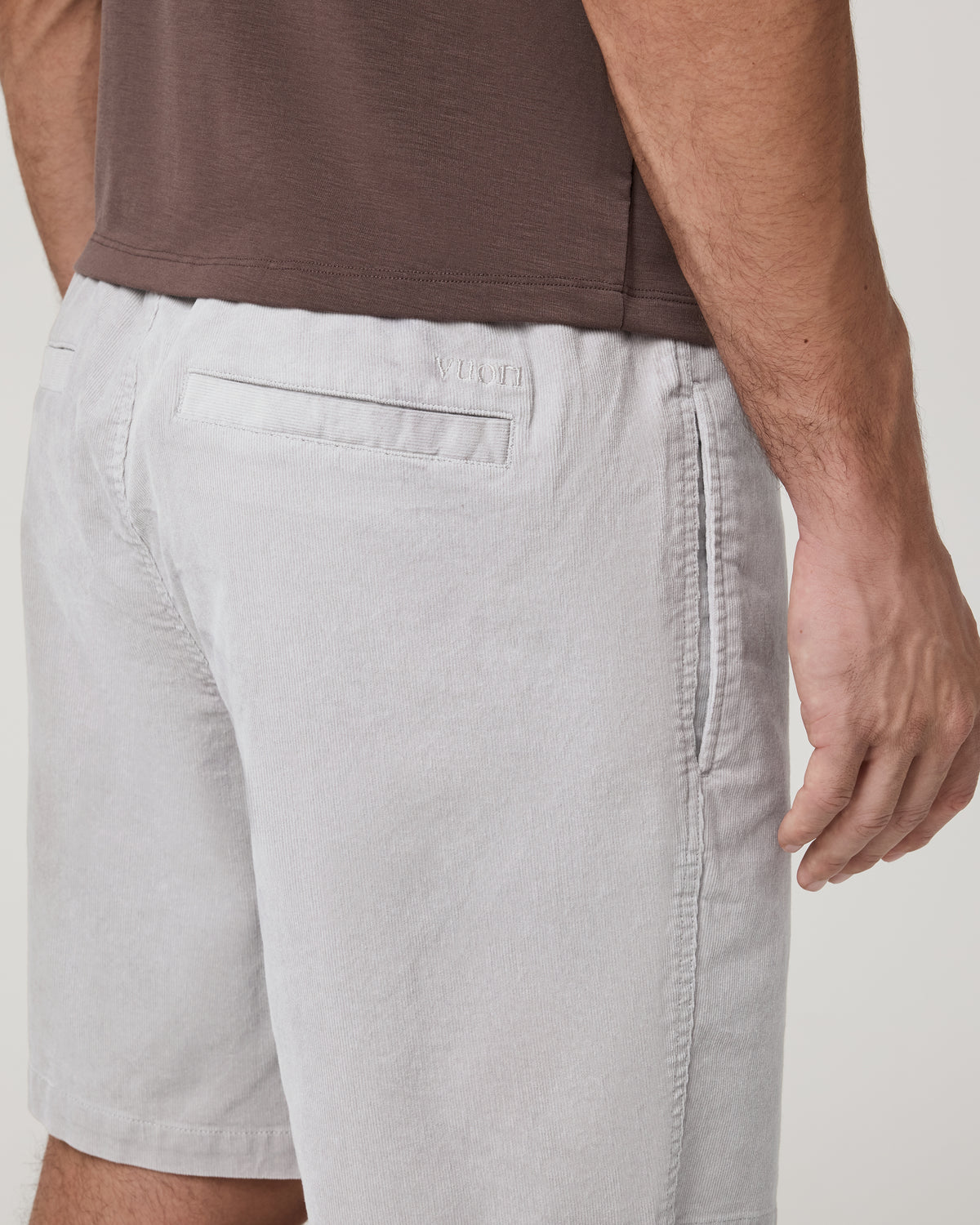Vuori Optimist Elastic Waist Short 8" Men's Amethyst Grey Short