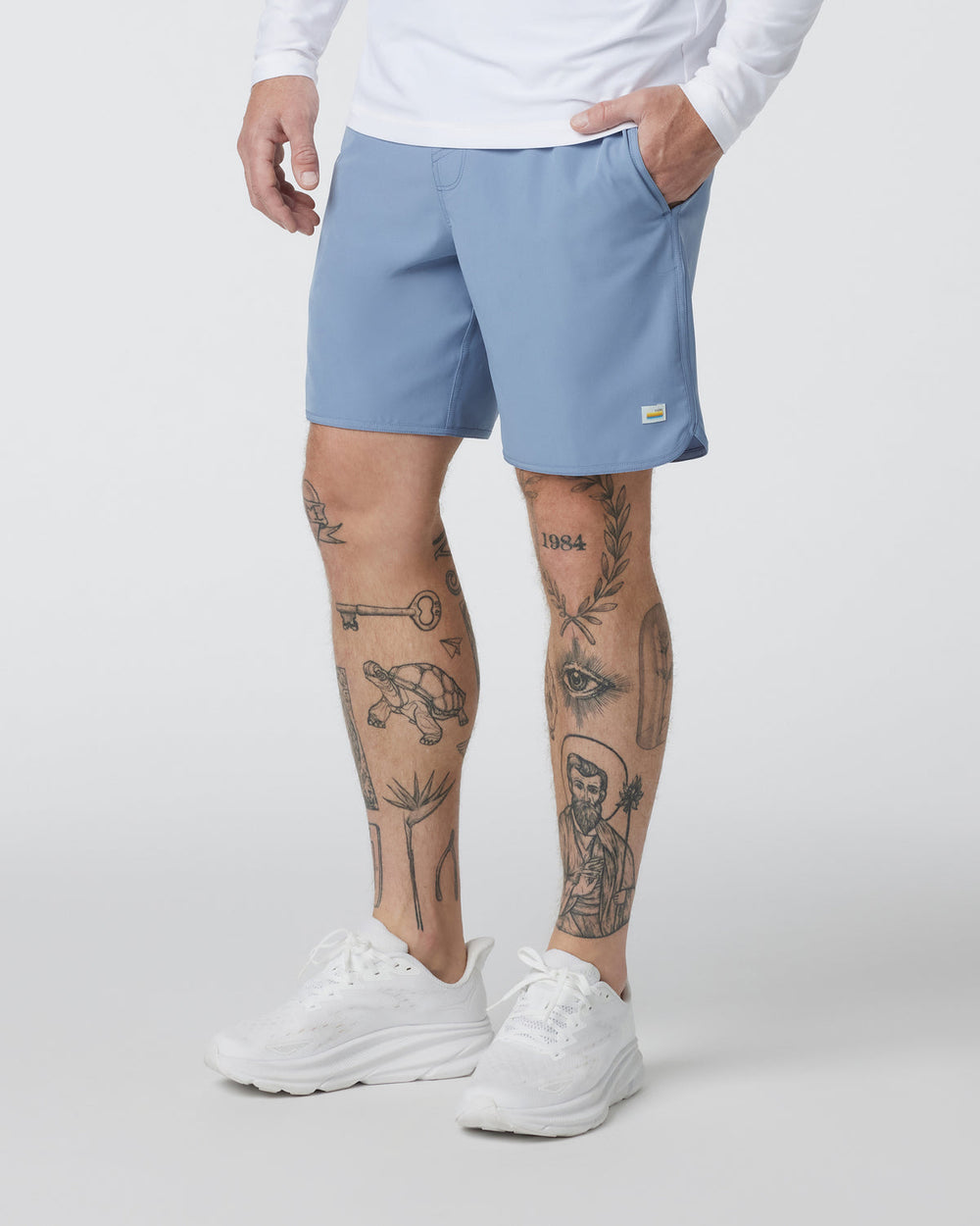 Vuori Banks Short Men's Chambray Athletic Shorts