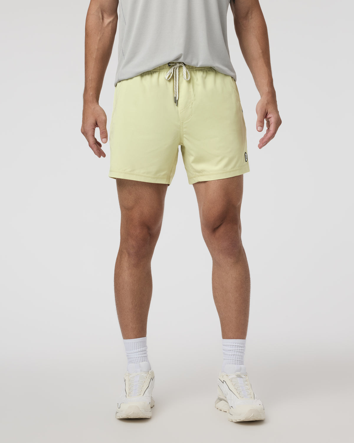 Vuori Kore Short 5" Pale Citron Athletic Shorts