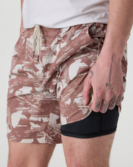 Vuori Trail Short 2.0 Sedona Brown Painted/Salt