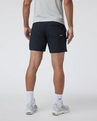 Vuori Trail Short 2.0 Black/Heather Grey Running Shorts