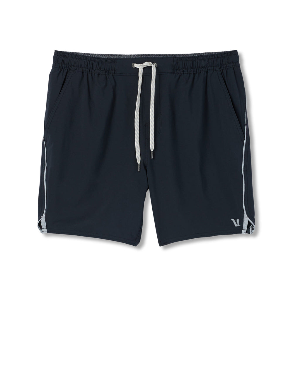 Vuori Trail Short 2.0 Black/Heather Grey Running Shorts