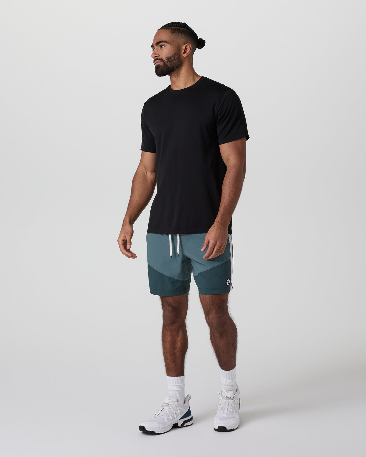 Vuori Kore Short X1 Lined Classic Fit 7" Light Deep Sea/Deep Sea/Salt