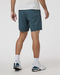 Vuori Kore Short Unlined 7" Light Deep Sea Athletic Shorts