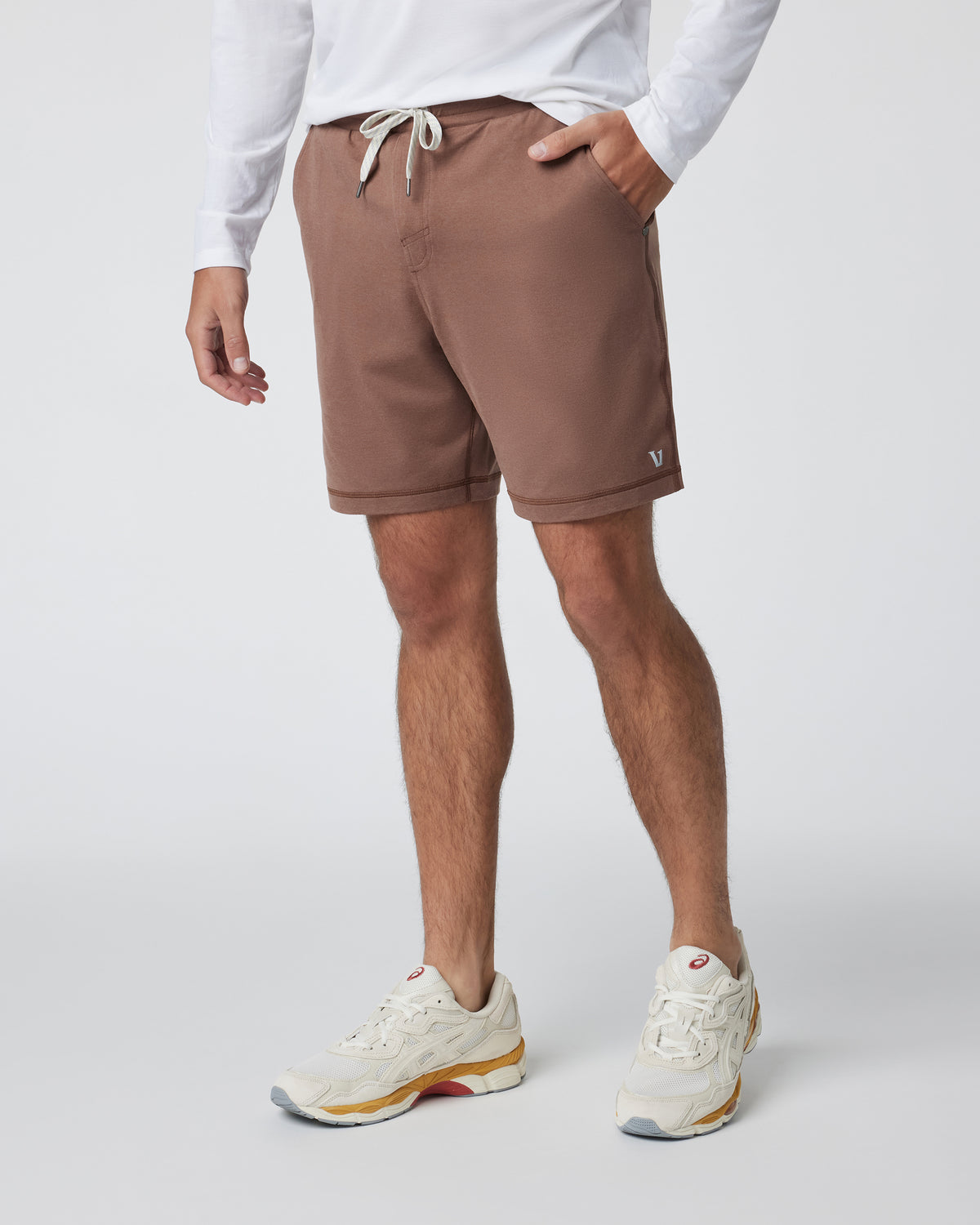 Vuori Ponto Short Men's Cardamom Heather Shorts