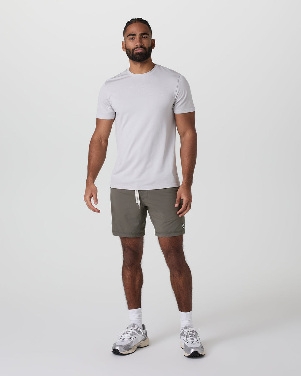 Vuori Kore Short Lined 7" Men's Warm Grey Athletic Shorts