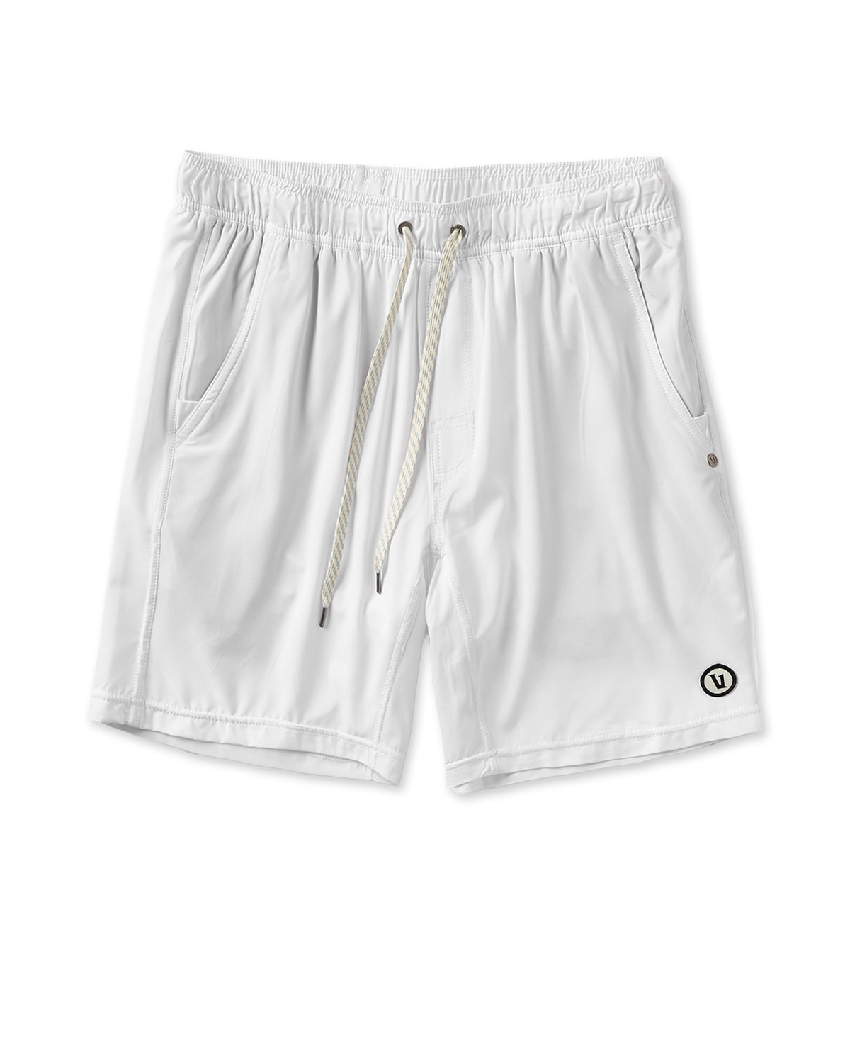 Vuori Kore Short Lined 7" Men's White Athletic Shorts