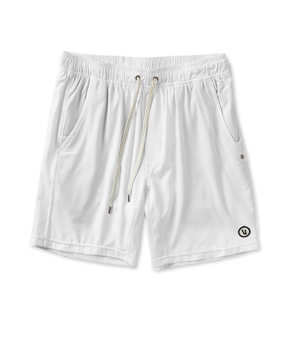 Vuori Kore Short Lined 7" Men's White Athletic Shorts