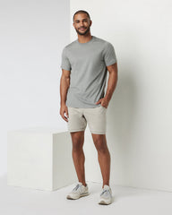 Vuori Ponto Short Men's Dark Salt Heather Jogger Shorts