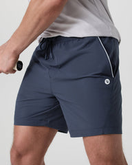 Vuori Crosscourt Short Men's Navy Tennis Shorts