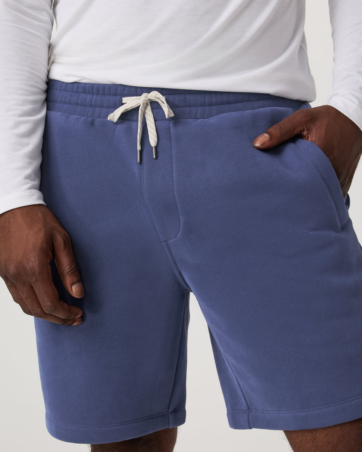Vuori Seaside Short 8" Men's French Blue Lounge Shorts