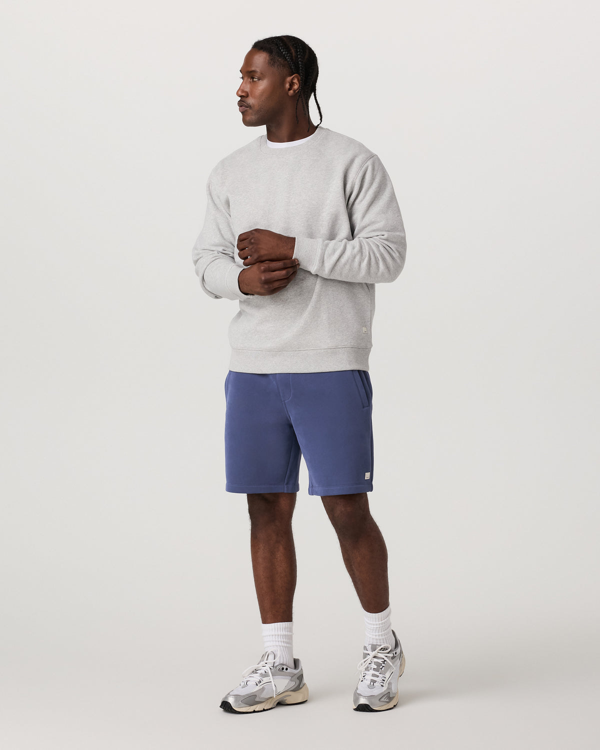 Vuori Seaside Short 8" Men's French Blue Lounge Shorts