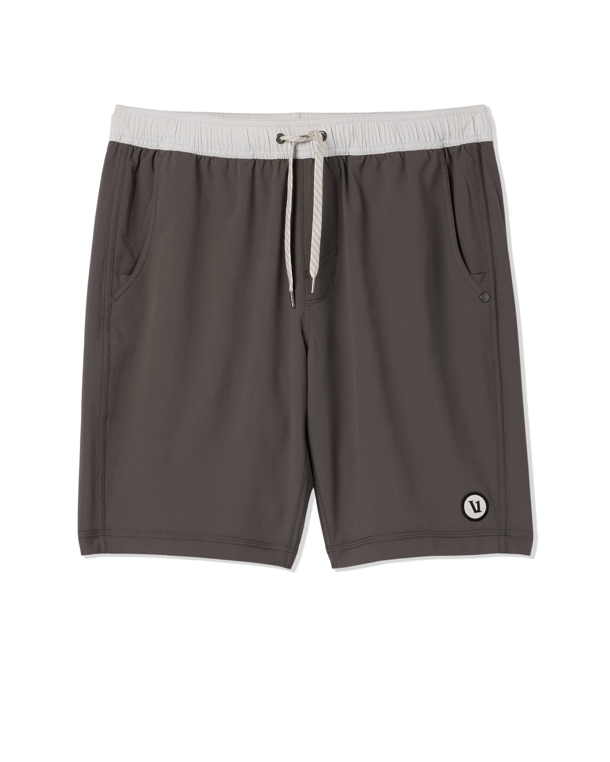 Vuori Kore Short Lined 9" Warm Grey Athletic Shorts