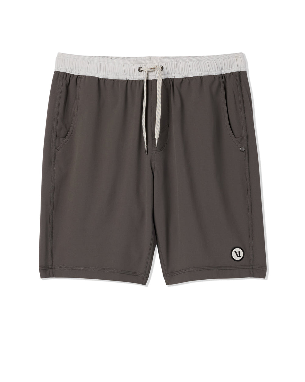 Vuori Kore Short Lined 9" Warm Grey Athletic Shorts