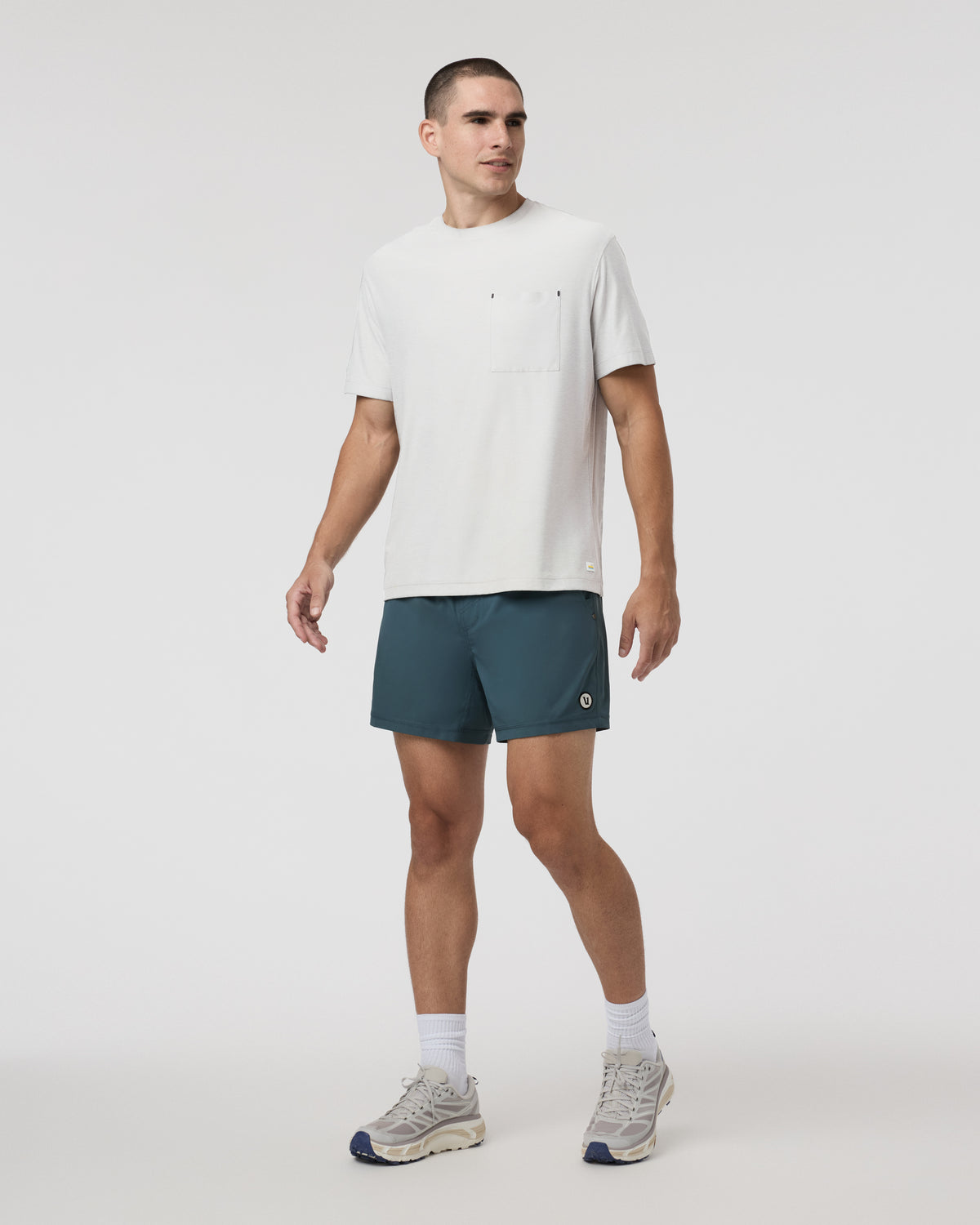 Vuori Kore Short Lined 5" Light Deep Sea Athletic Shorts
