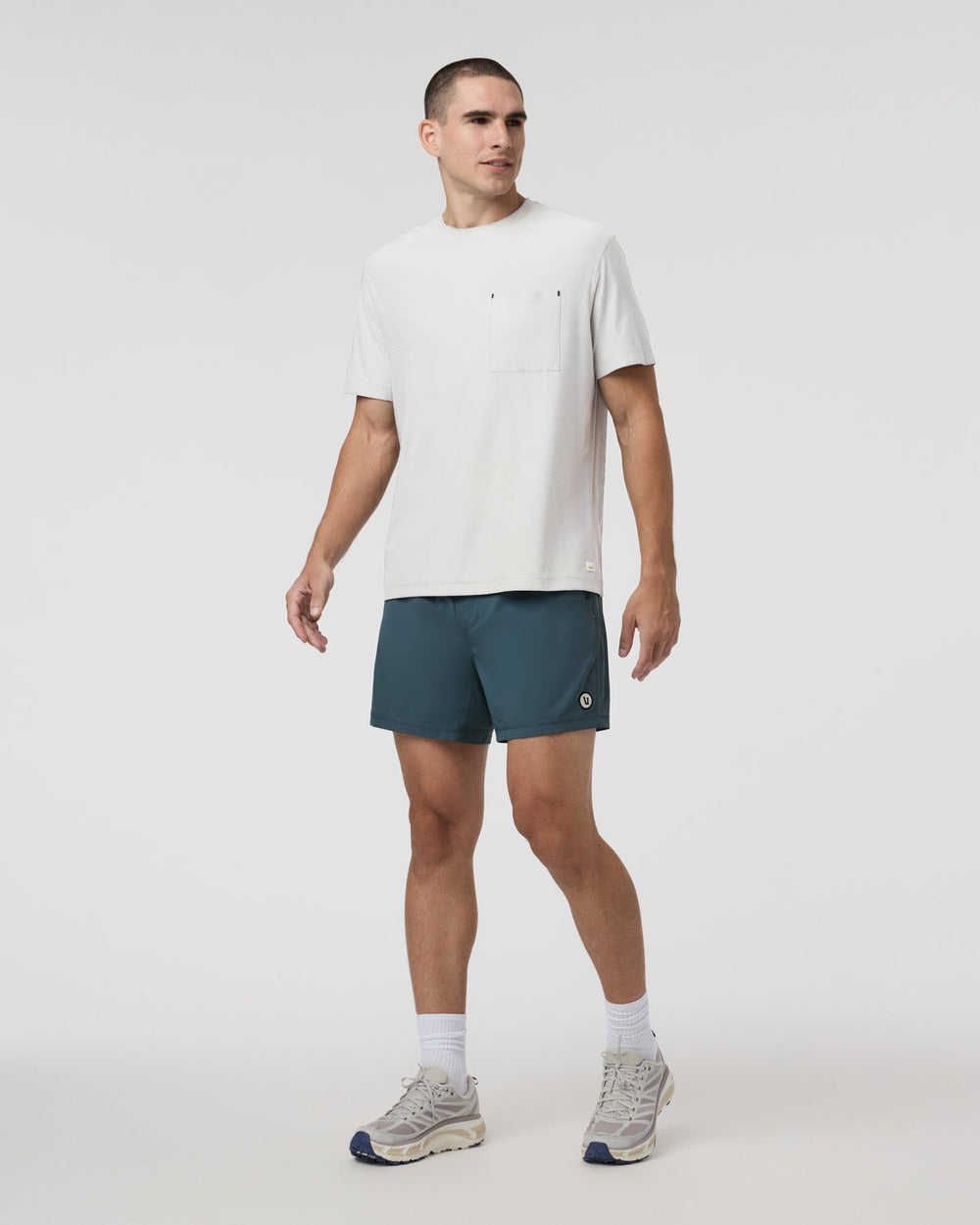 Vuori Kore Short Lined 5" Light Deep Sea Athletic Shorts