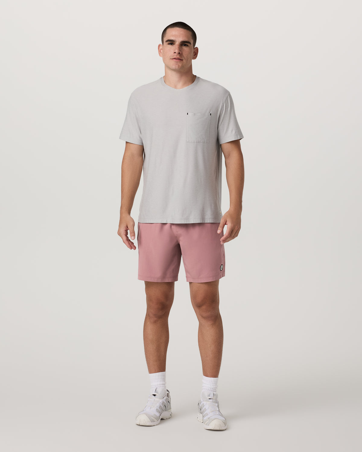 Vuori Kore Short Unlined 7" Men's Summer Red Athletic Fit Shorts