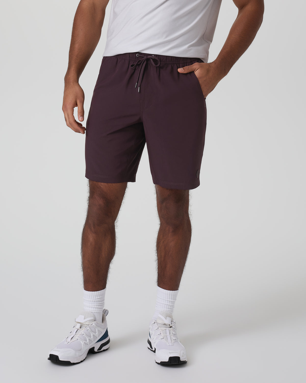 Vuori Kore Short Lined 9" Raisin Tonal Athletic Shorts