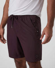 Vuori Kore Short Lined 9" Raisin Tonal Athletic Shorts