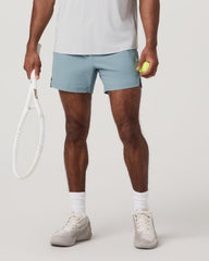 Vuori Crosscourt Short Unlined 5" Men's Mist Tennis Shorts