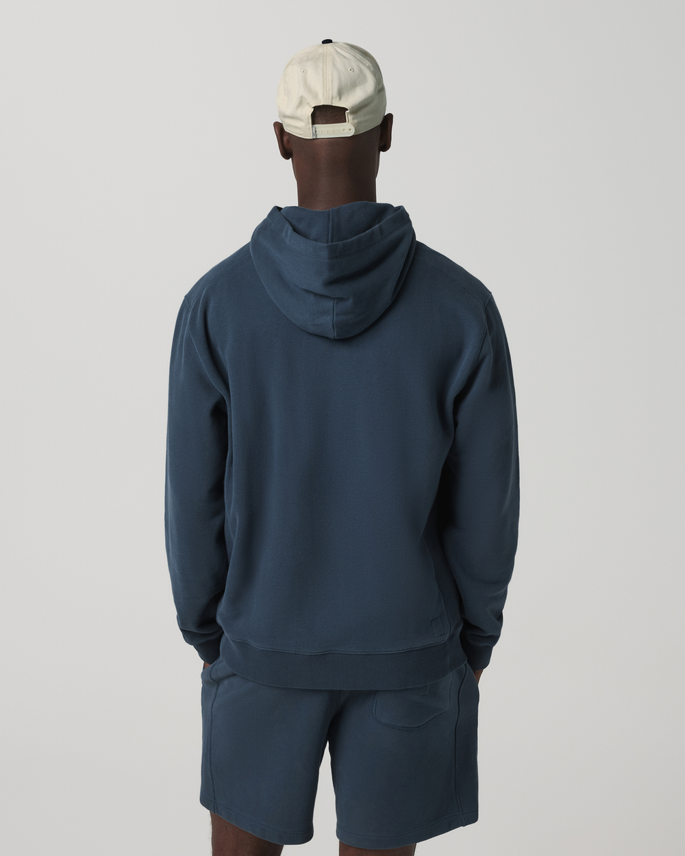 Vuori Cypress Vintage Hoodie Men's Ocean Blue Pullover Hoodie