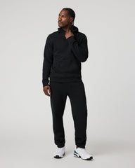Vuori Seaside Pullover Hoodie Men's Black Fleece Hoodie