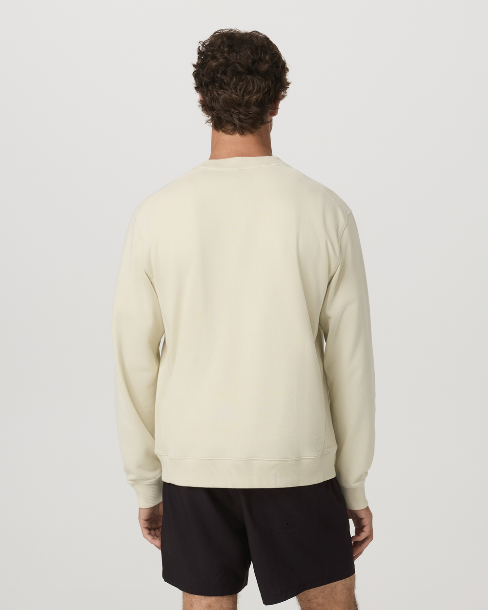 Vuori Cypress Vintage Crew Men's Sandalwood Fleece Pullover