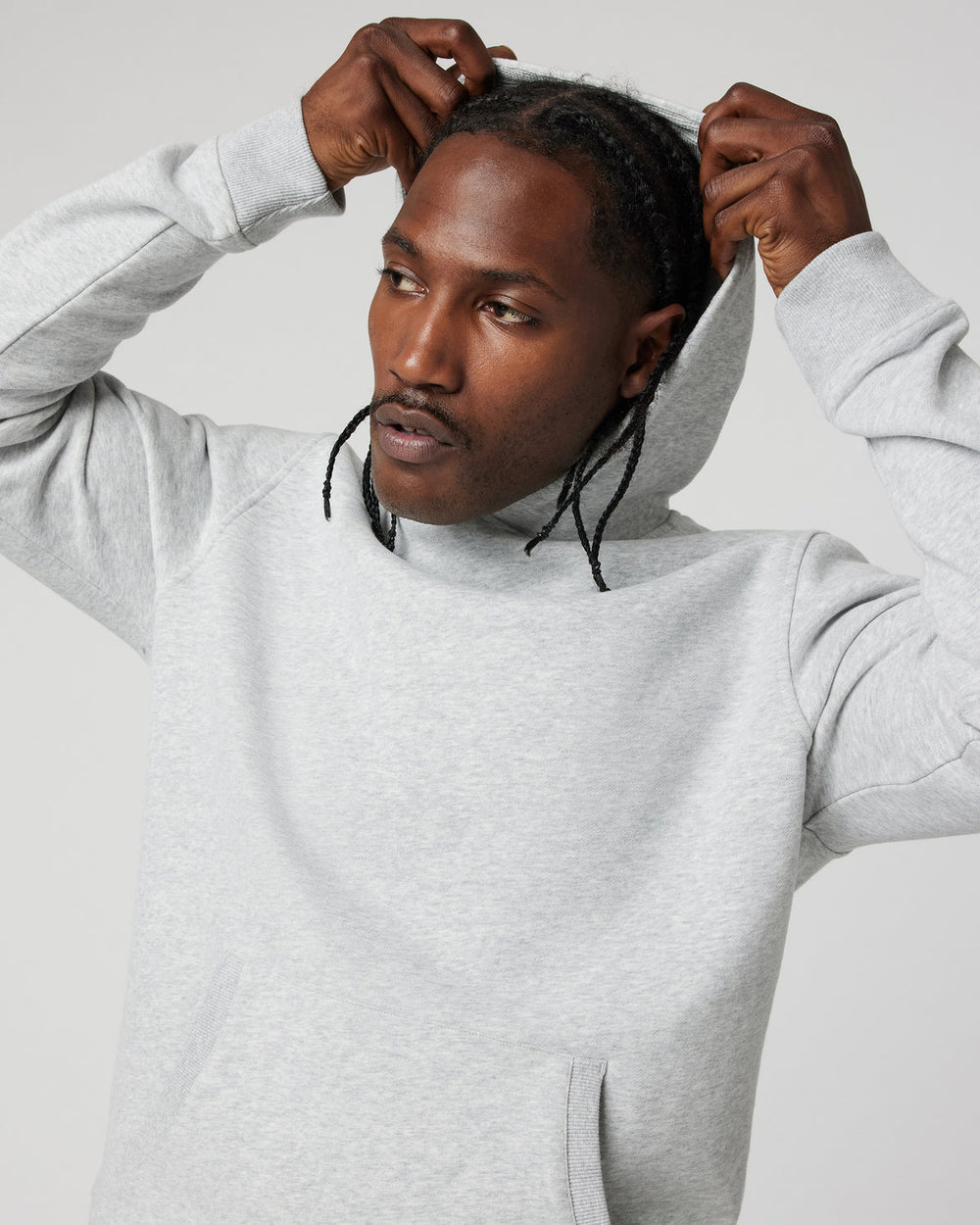 Vuori Seaside Pullover Hoodie Light Heather Grey