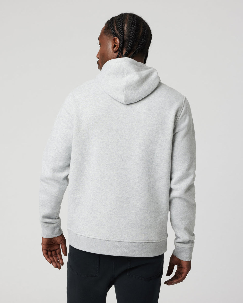 Vuori Seaside Pullover Hoodie Light Heather Grey