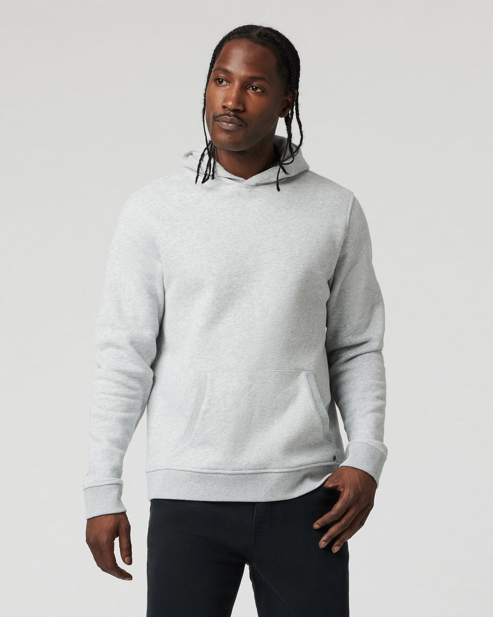 Vuori Seaside Pullover Hoodie Light Heather Grey