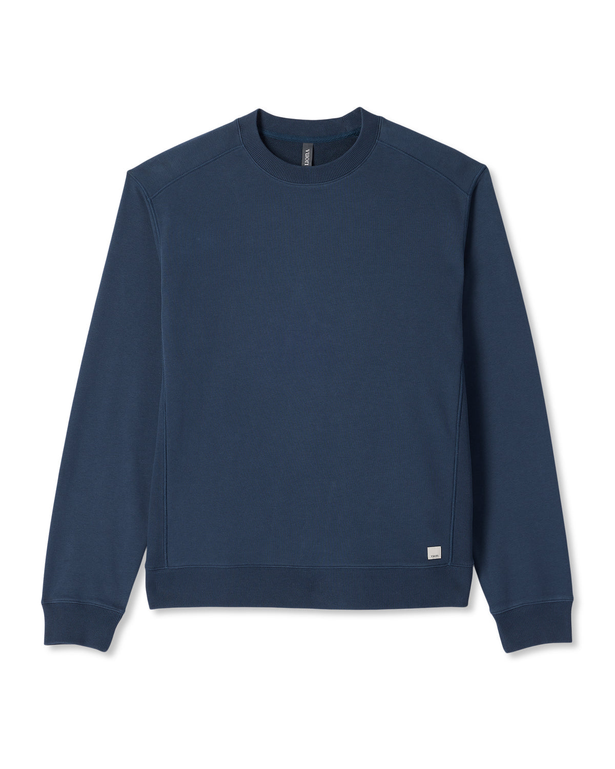 Vuori Cypress Vintage Crew Men's Ocean Blue Fleece Pullover