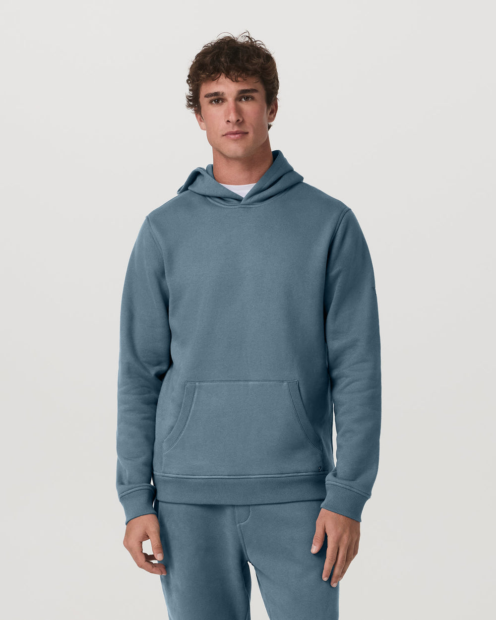 Vuori Seaside Pullover Hoodie Blue Sea Heavyweight Hoodie