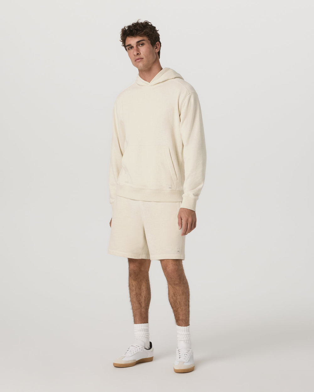 Vuori Cypress Vintage Hoodie Men's Buttermilk Heather Hoodie