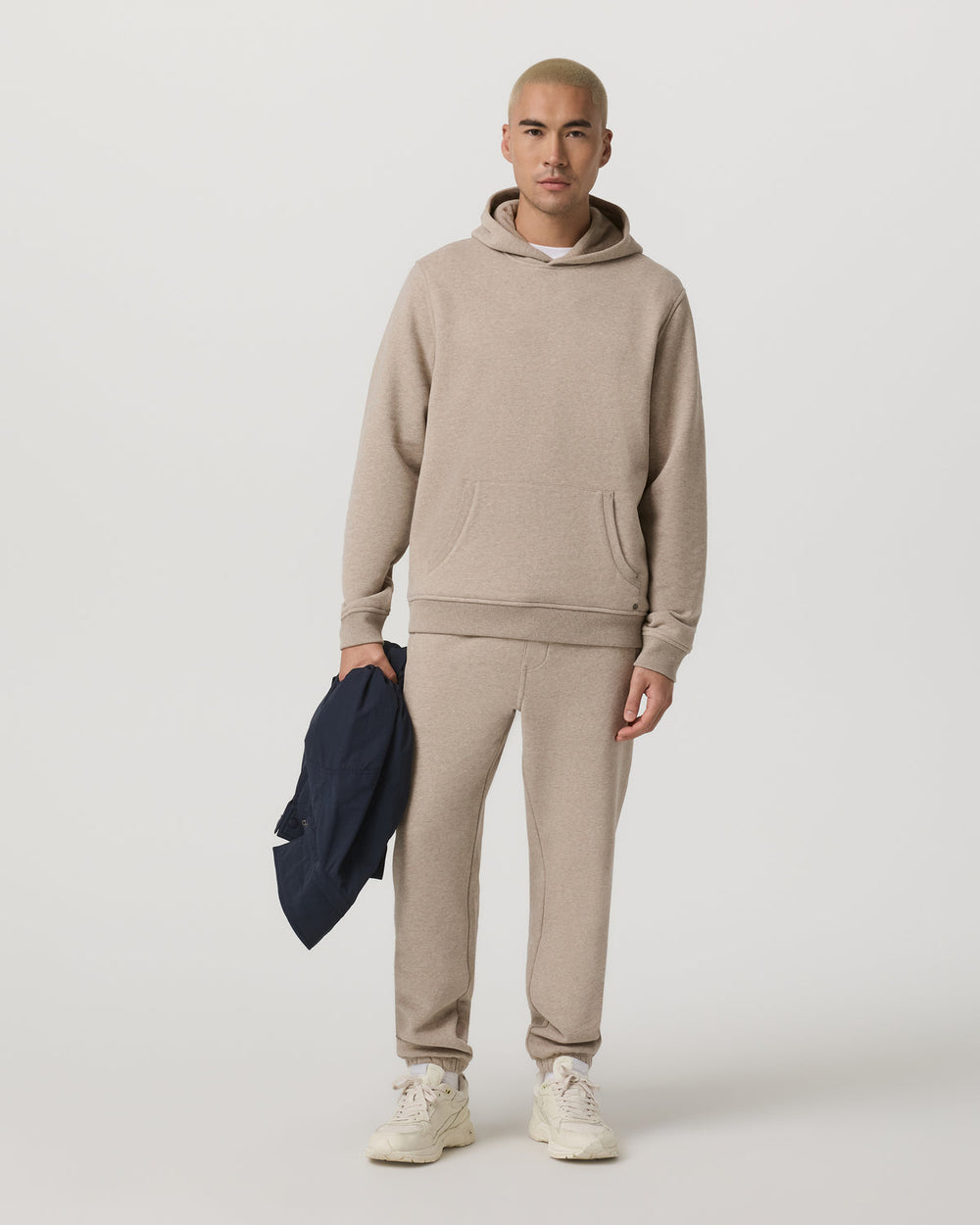 Vuori Seaside Pullover Hoodie Men's Acorn Heather Hoodie