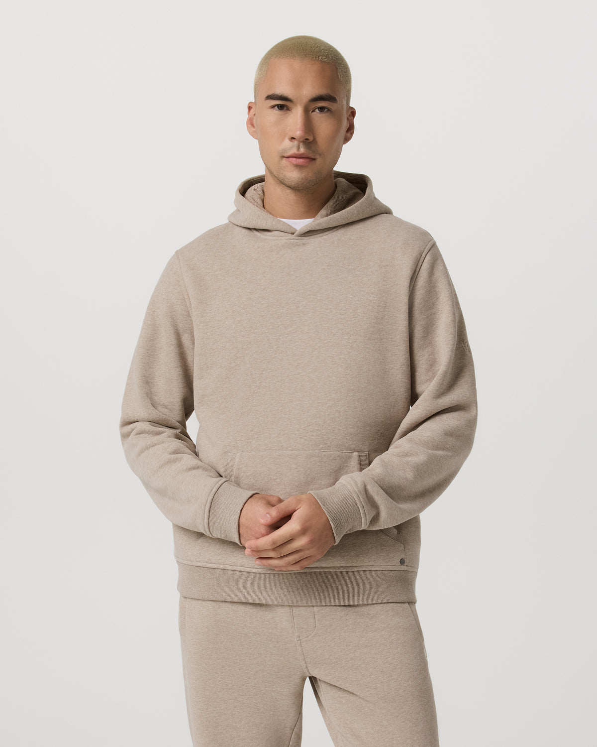 Vuori Seaside Pullover Hoodie Men's Acorn Heather Hoodie