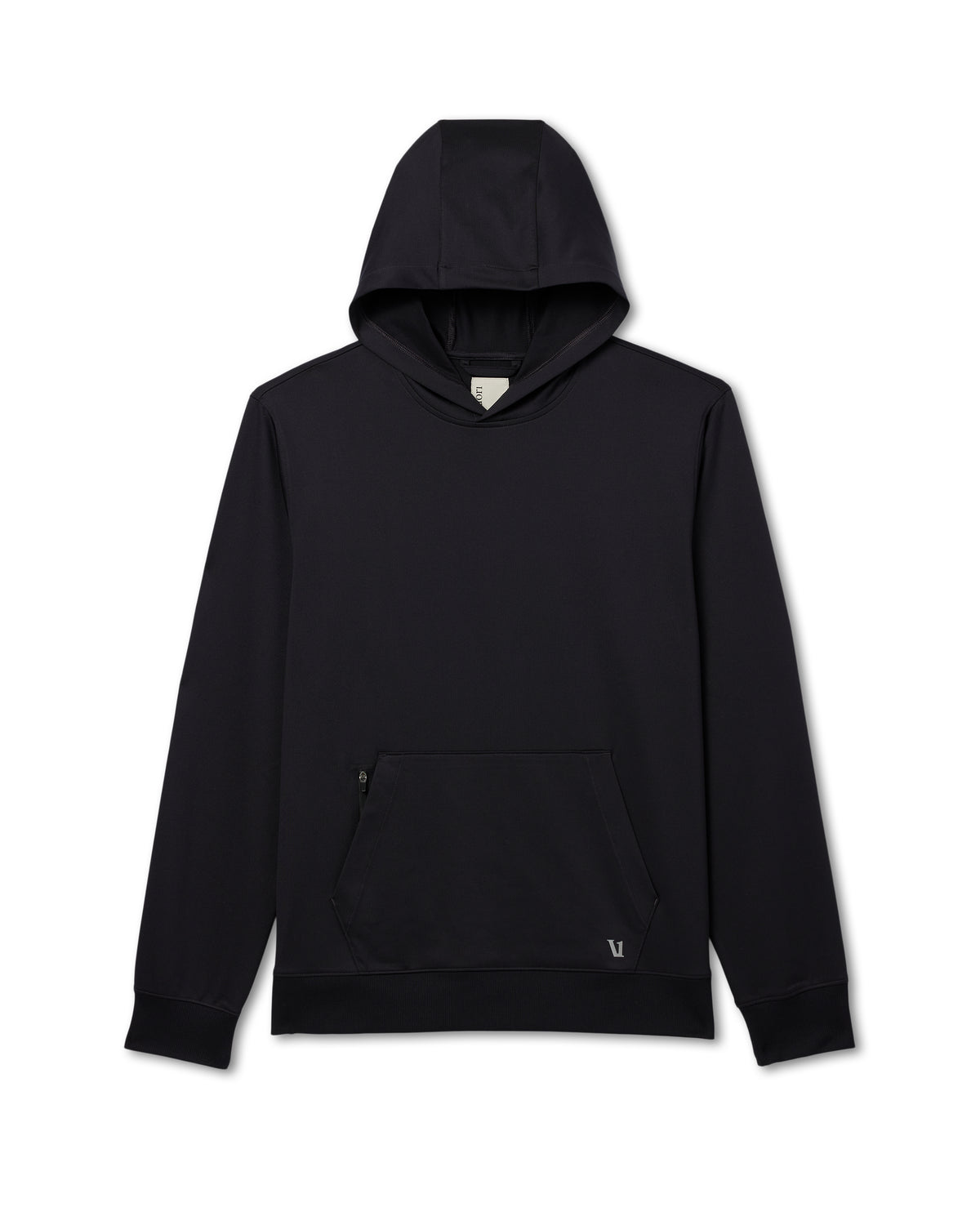 Vuori Sunday Hoodie 2.0 Men's Black Athletic Fit Hoodie