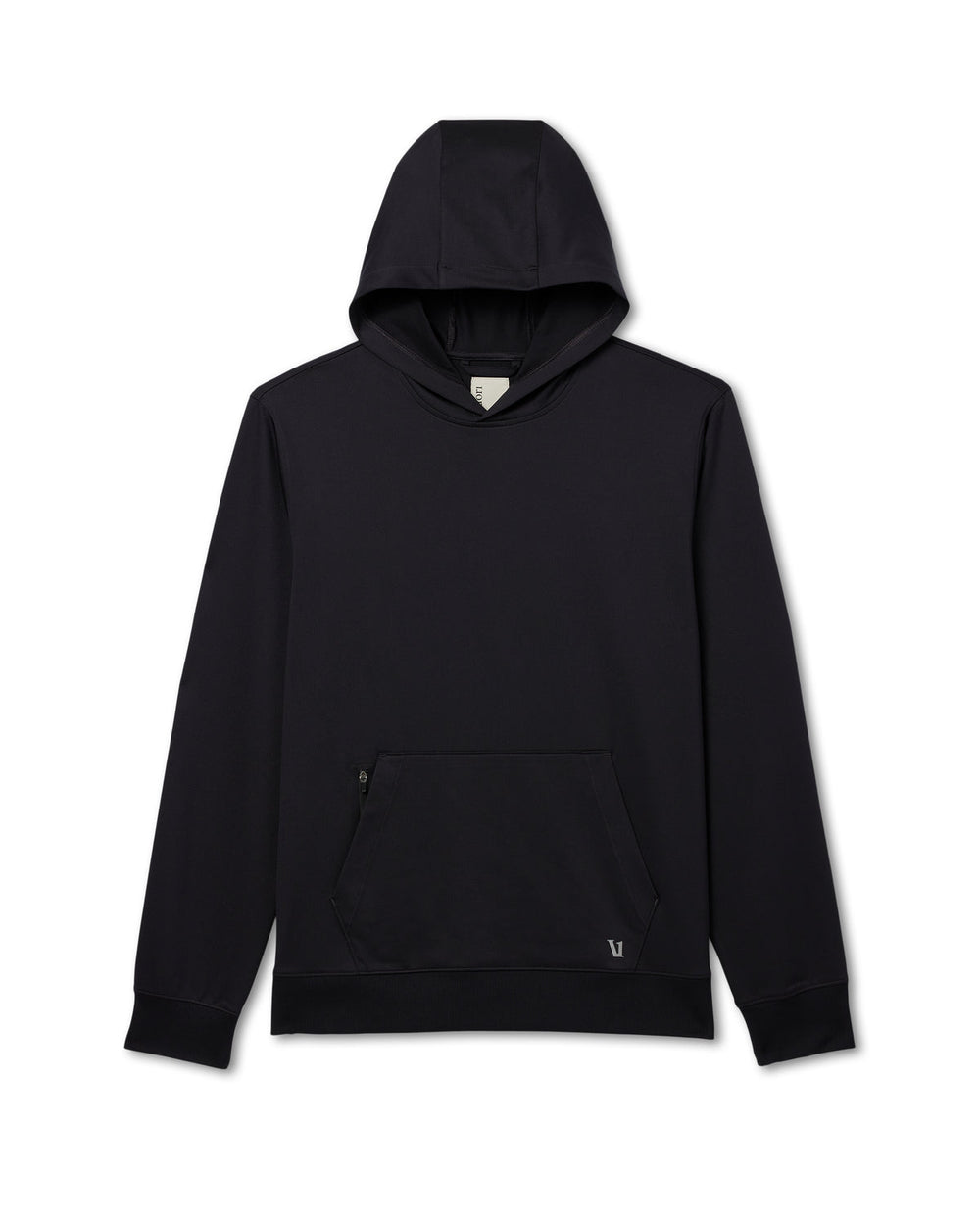 Vuori Sunday Hoodie 2.0 Men's Black Athletic Fit Hoodie