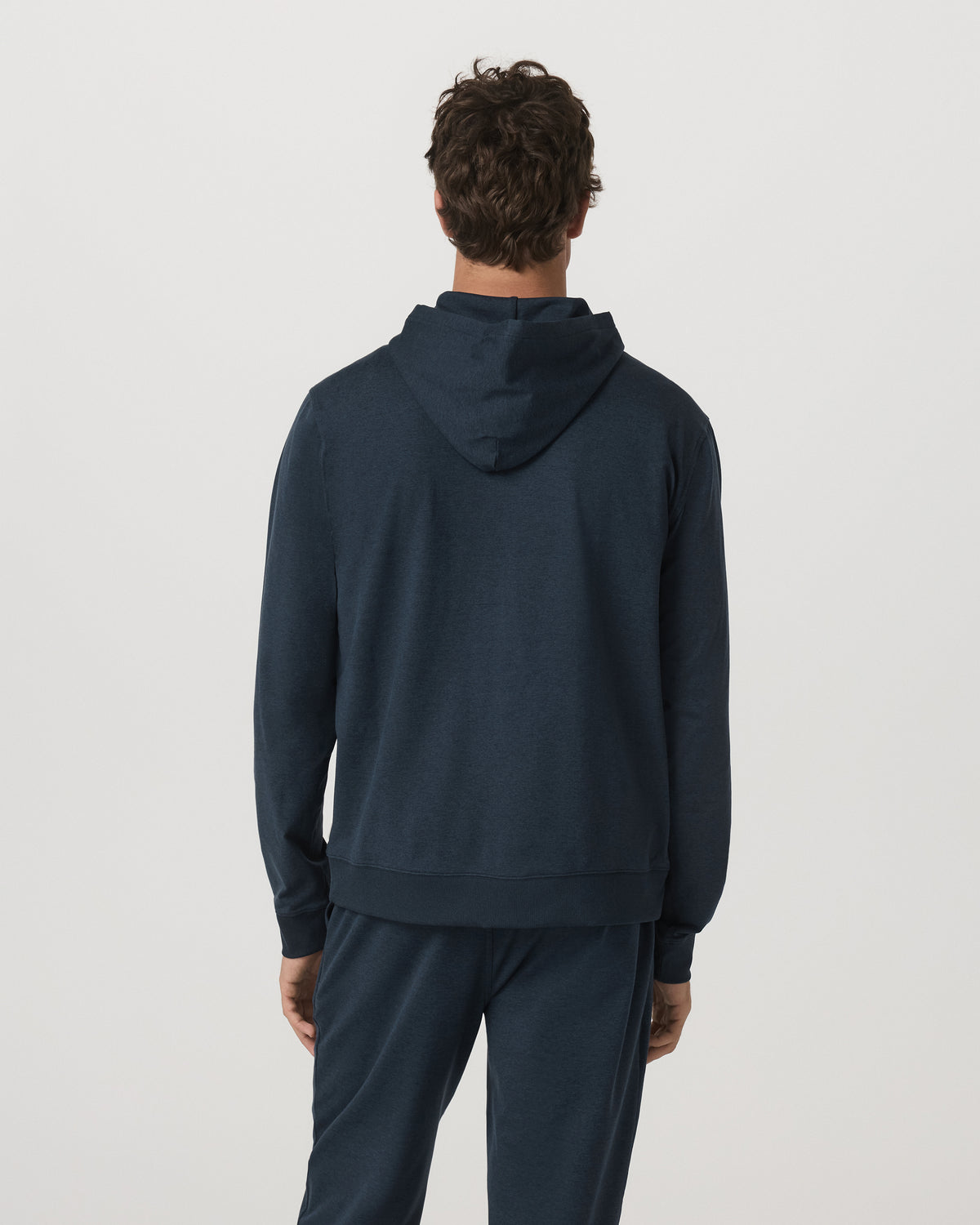 Vuori Coronado Full Zip Hoodie 2.0 Men's Midnight Heather Jacket