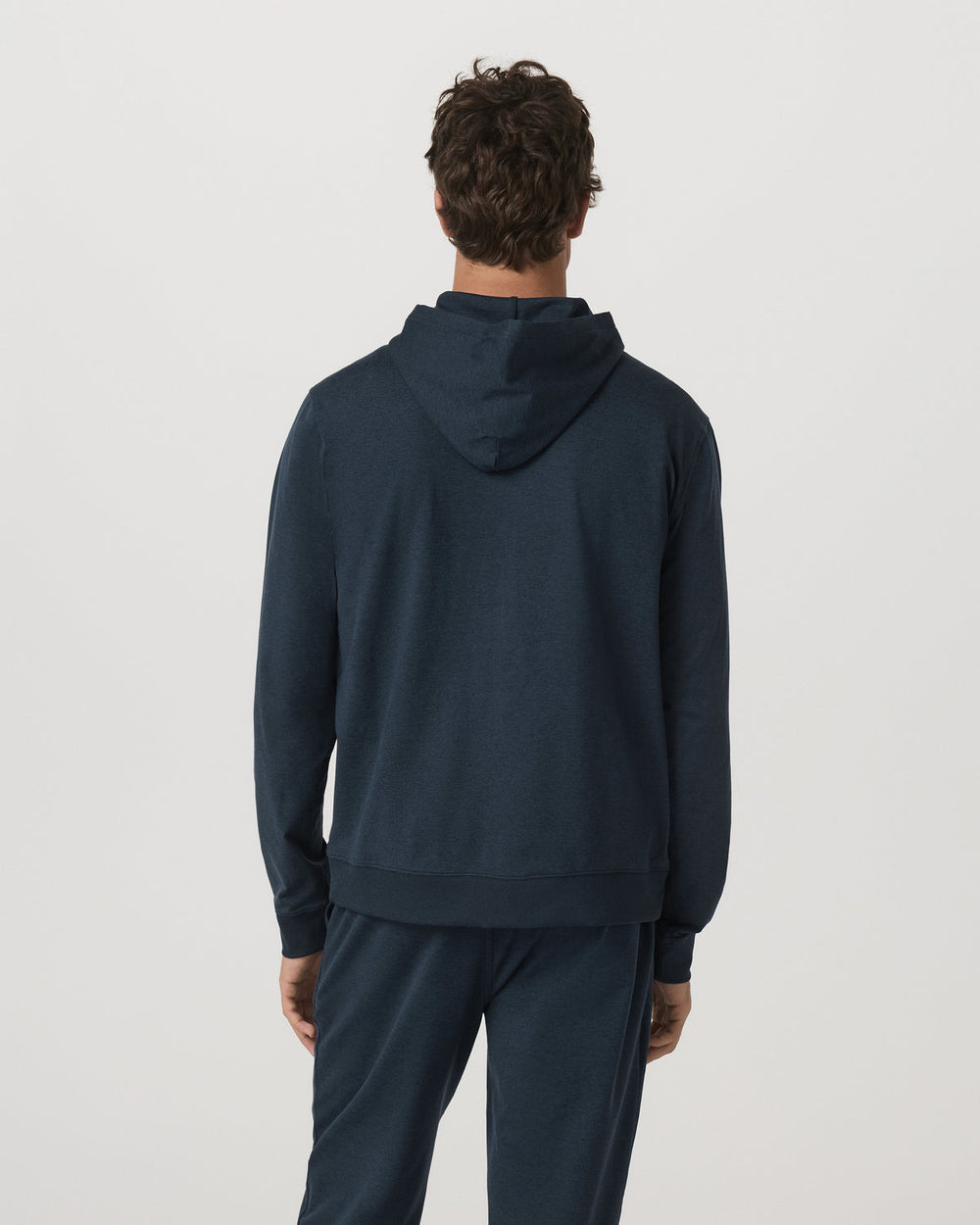 Vuori Coronado Full Zip Hoodie 2.0 Men's Midnight Heather Jacket