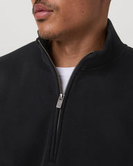 Vuori Seaside 1/2 Zip Classic Men's Black Pullover