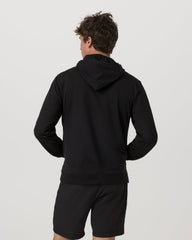 Vuori Coronado Full Zip Hoodie 2.0 Men's Black Heather Jacket