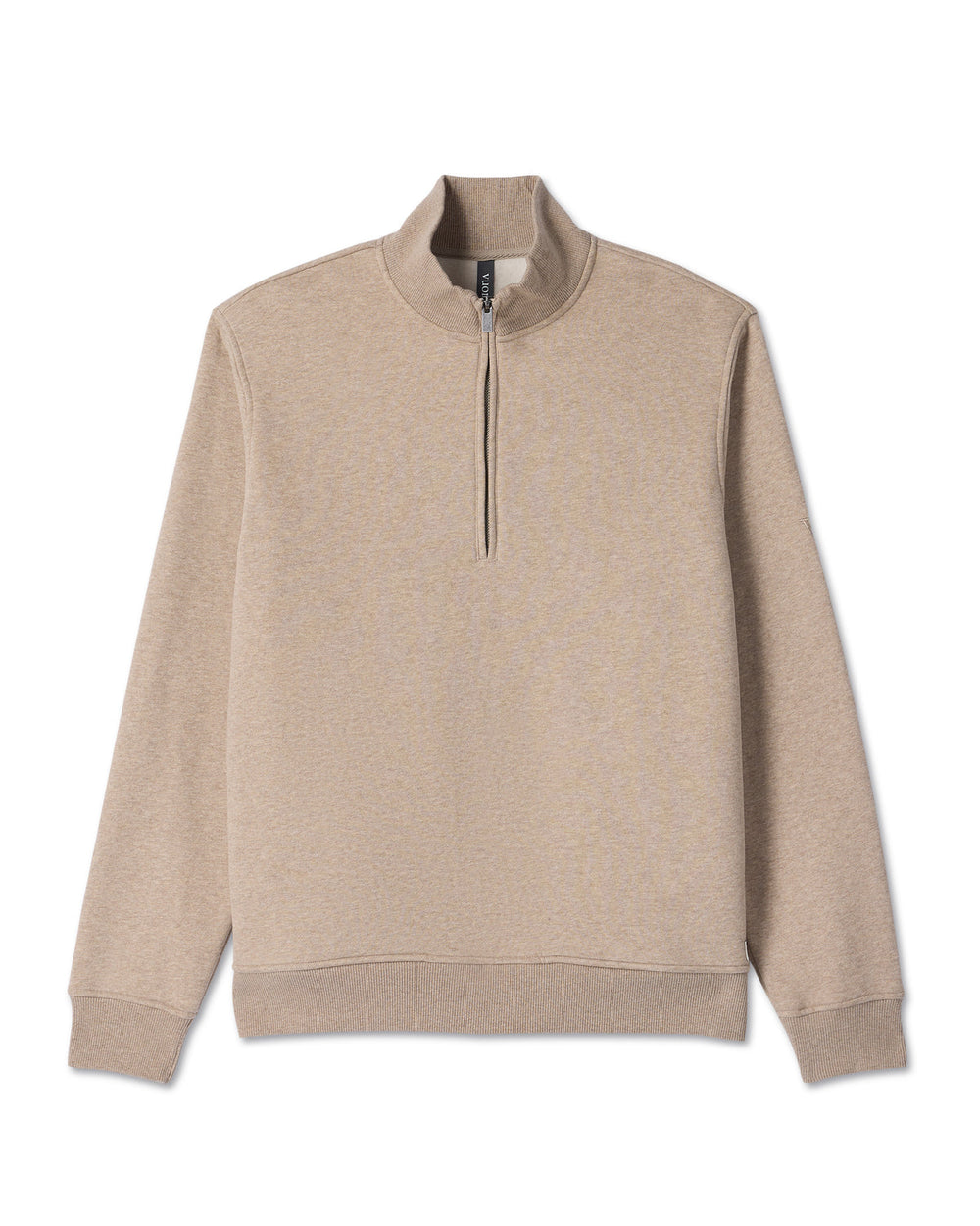 Vuori Seaside Half Zip Men's Acorn Heather Fleece Pullover