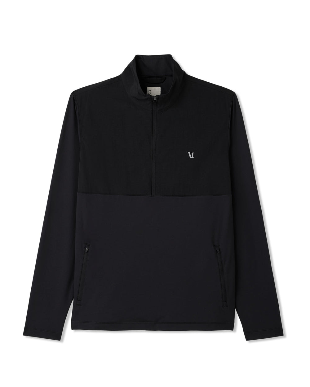 Vuori Sunday Element Half Zip Black