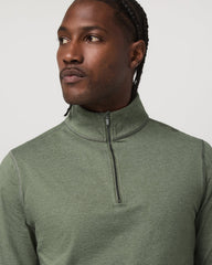 Vuori Coronado Half Zip Men's Light Oregano Heather Pullover